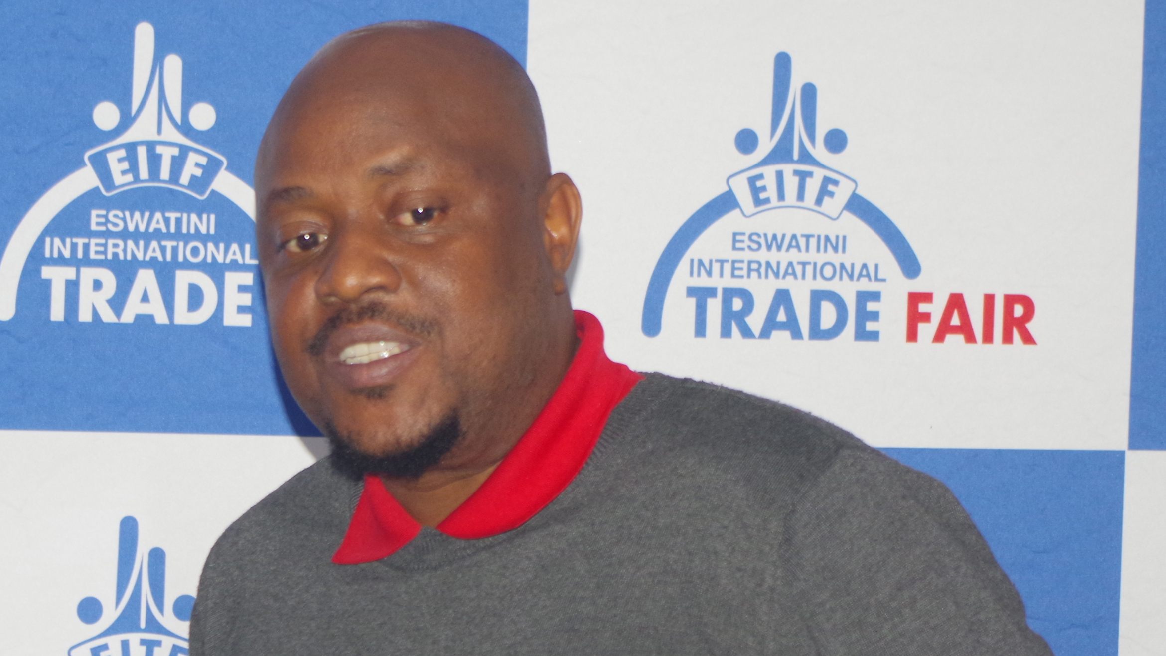 (L) Eswatini International Trade Fair Public Relations Officer Sphesihle Nkhabindze. 